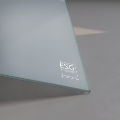 Sicherheitsglas VSG 12 in Farbe grau blickdicht nach Mass gefertigt 