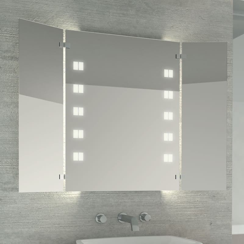 Klappspiegel mit LED Beleuchtung - Louren Klappspiegel mit LED Beleuchtung - Louren