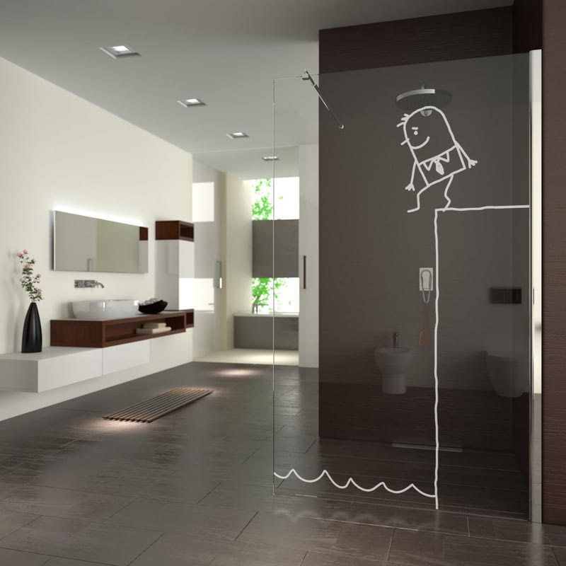 Duschwand Glas mit Motiv Falkensee Duschwand Glas mit Motiv Falkensee