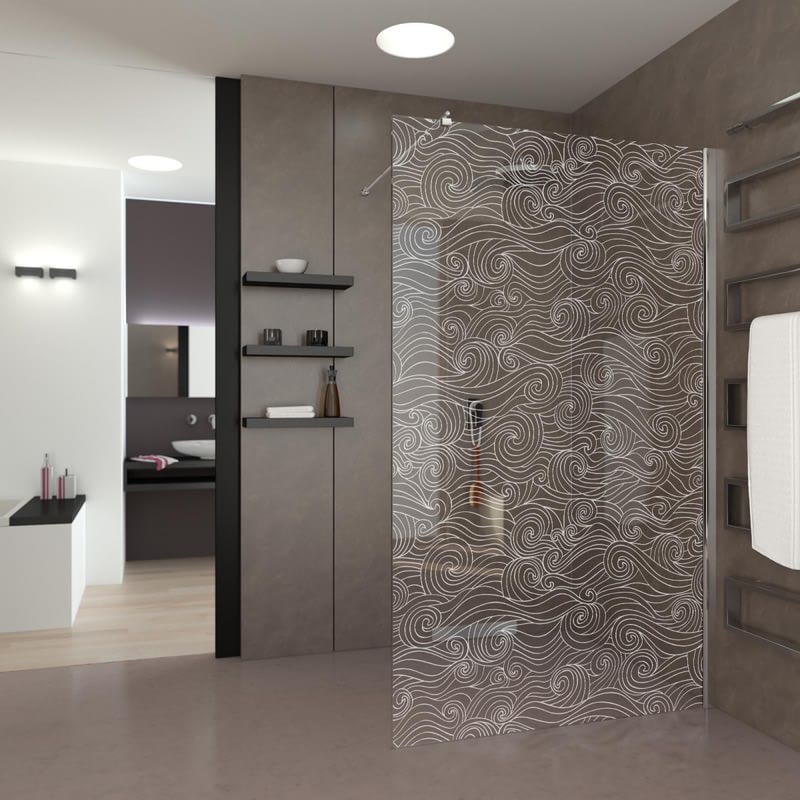 Walk In Dusche Muster Wellen Walk In Dusche Muster Wellen