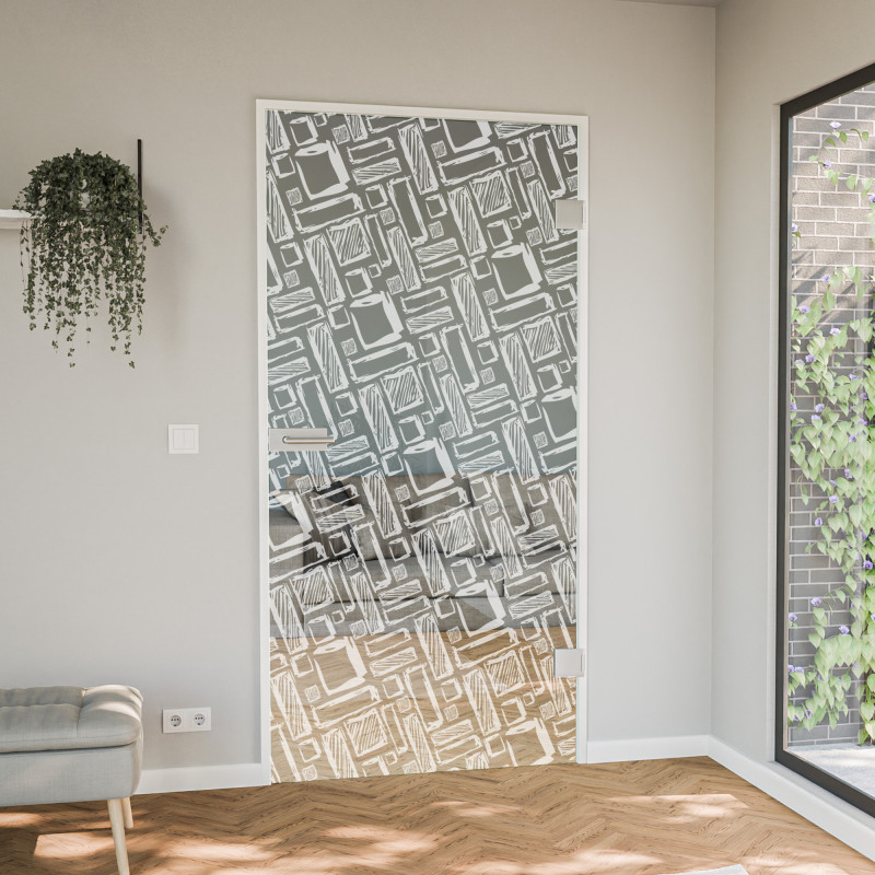 Design Glastür Laser Art Design