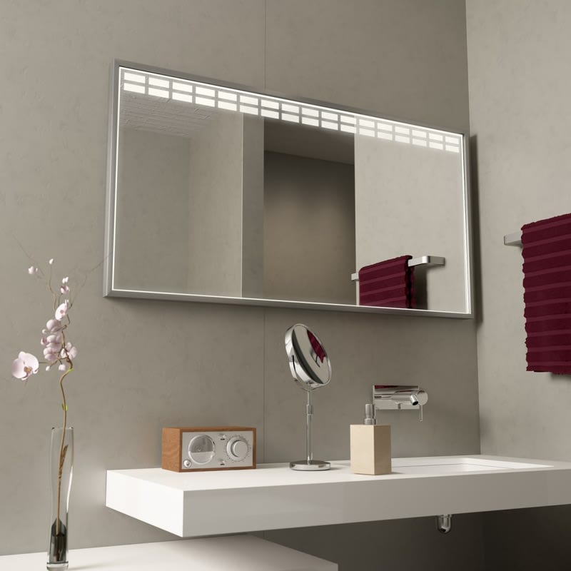 Wandspiegel mit Rahmen Aluminium Bounce Wandspiegel mit Rahmen Aluminium Bounce