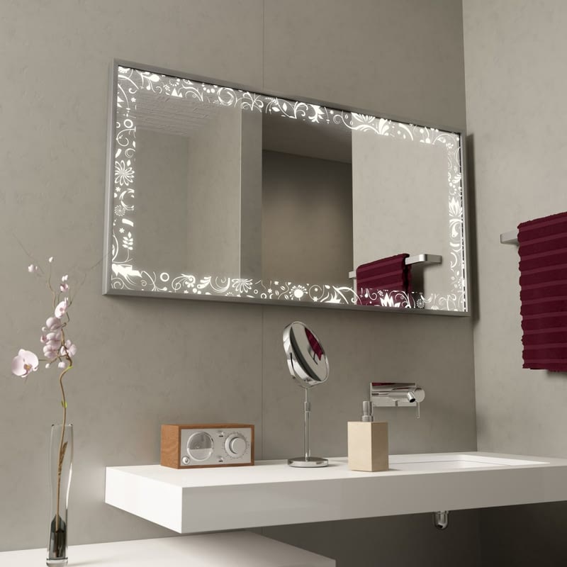 Spiegelrahmen nach Maß Spiegel Wandspiegel Badspiegel Bad Flur Wenge Braun 