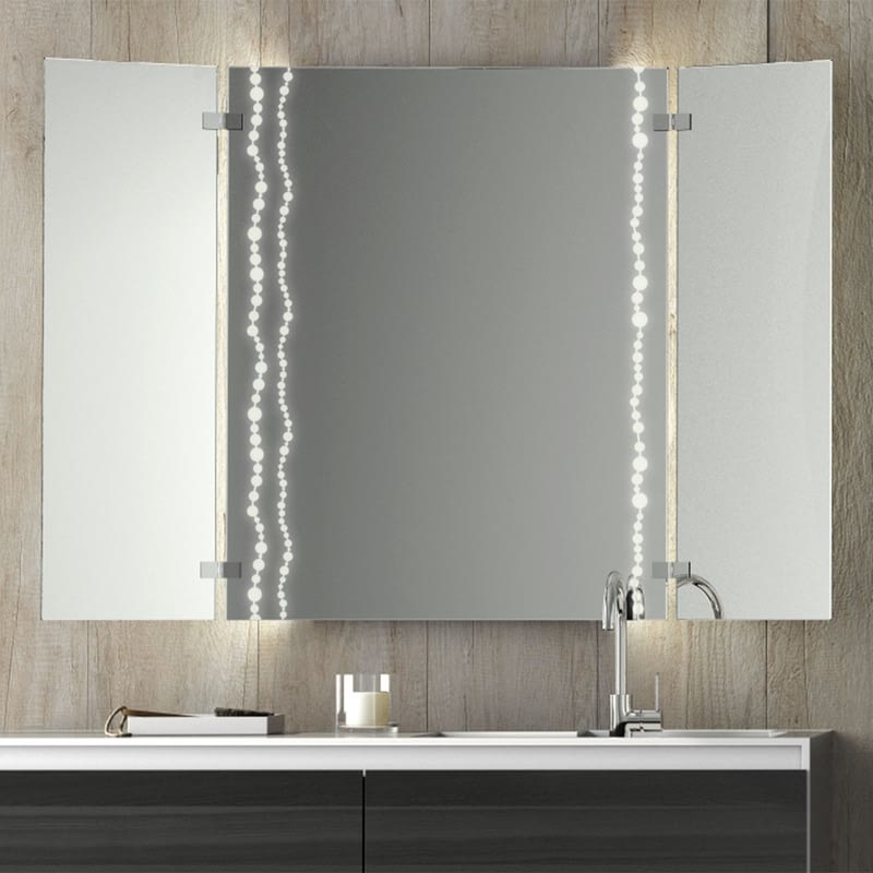 SETROVIC 4er Pack 20x20cm/8x8zoll Spiegelfliesen Selbstklebend Klebespiegel  Spiegel Wand Wpiegel Wand Kleiner Spiegel Zum Aufkleben Klebespiegel Für