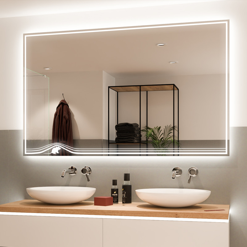 Badezimmerspiegel beleuchtet Lightmouse