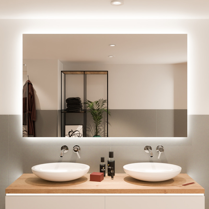 Hinterleuchteter Badspiegel LED Ilumiled