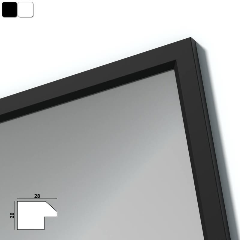 Holzrahmen Spiegel nach Maß - Donau