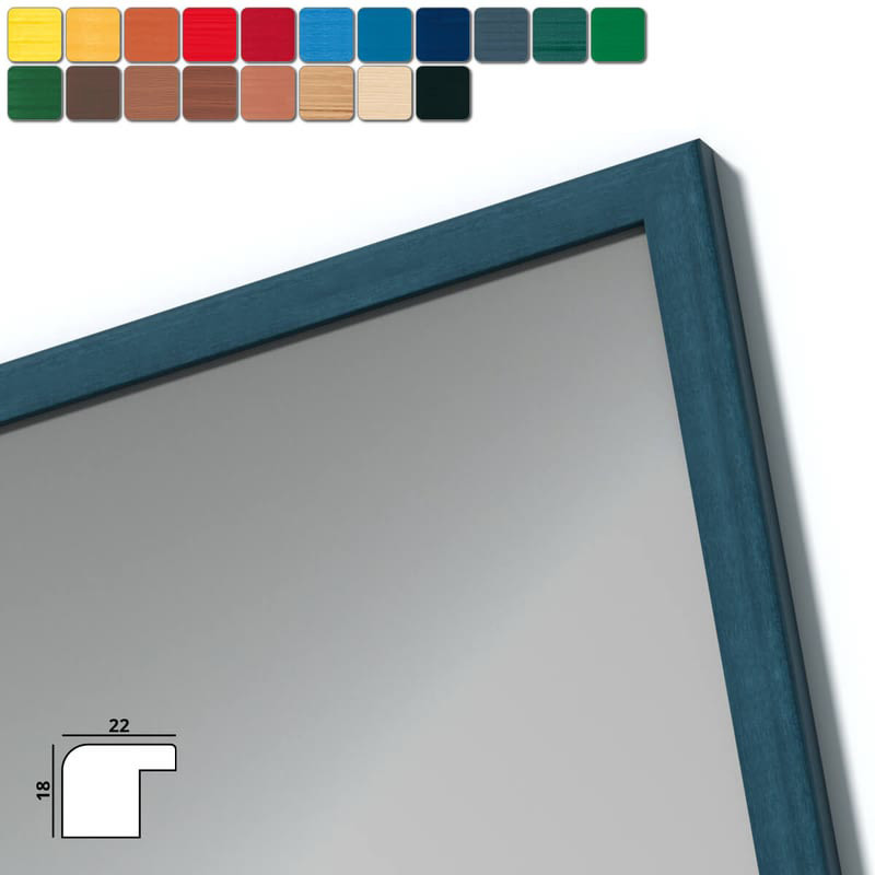 Spiegel mit Holzrahmen nach Maß - Themse