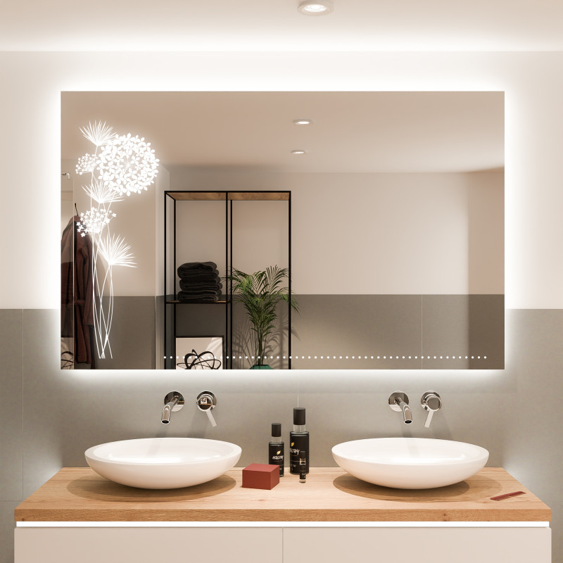 Badspiegel LED gelasert - Rerik