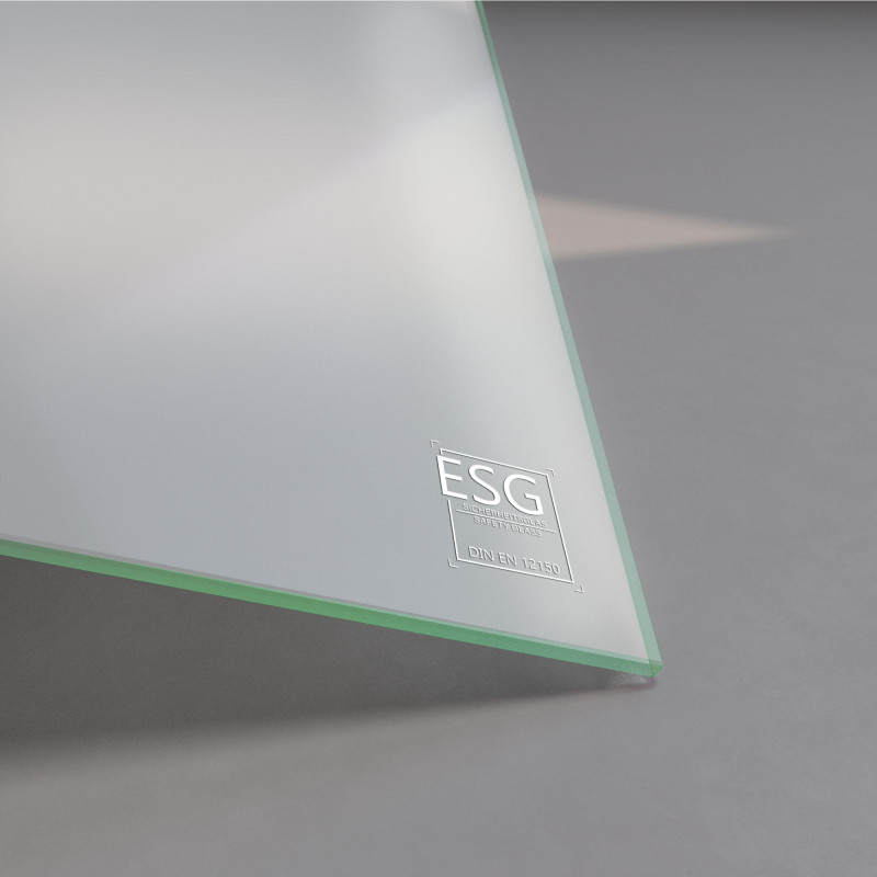 4 mm ESG Glas Satinato Milchglas-Optik 4 mm ESG Glas Satinato Milchglas-Optik