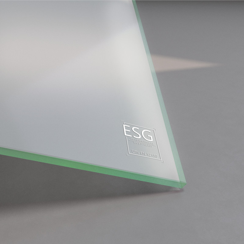 6 mm ESG Glas Satinato Milchglas-Optik 6 mm ESG Glas Satinato Milchglas-Optik