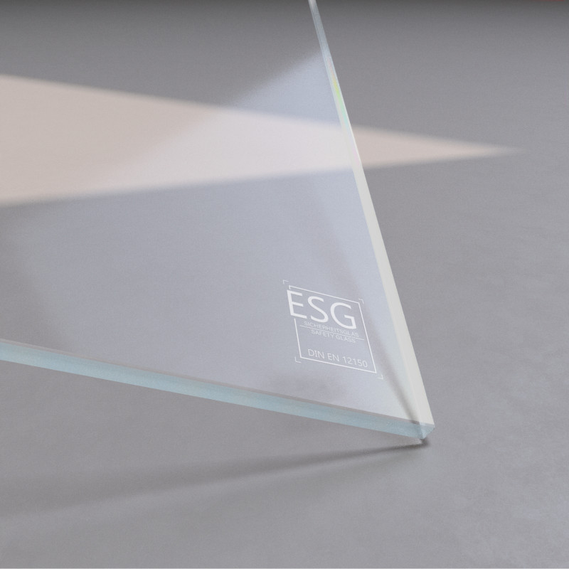 6 mm ESG Weißglas 6 mm ESG Weißglas