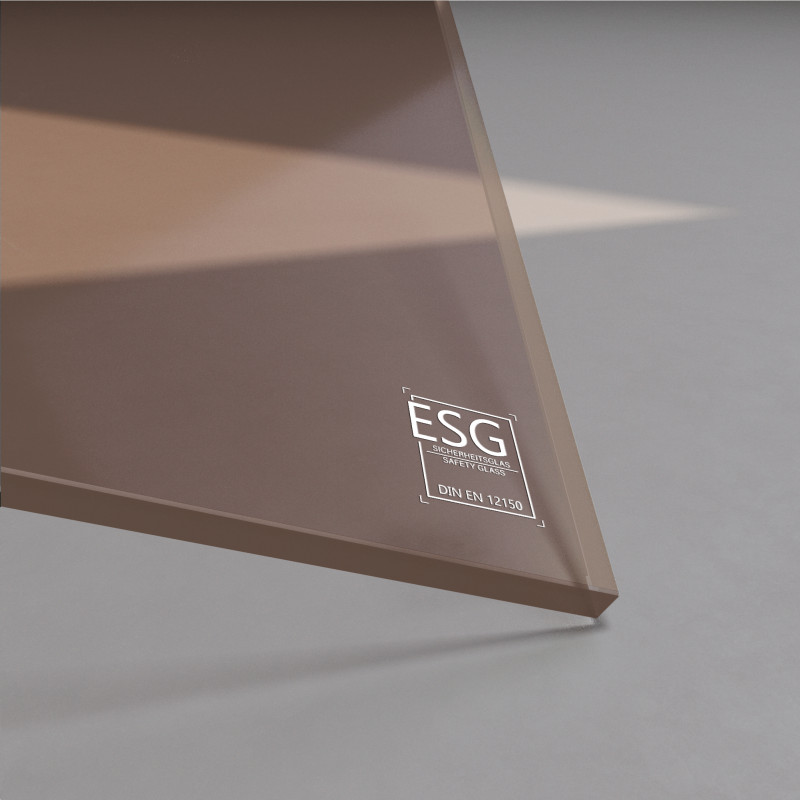 8 mm Bronze ESG Glas Parsol®