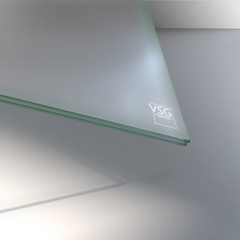 6 mm VSG Glas matt 6 mm VSG Glas matt