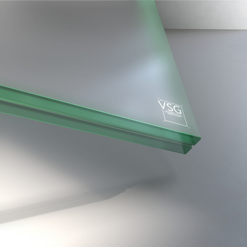 VSG aus ESG Glas 17,52 mm matt VSG aus ESG Glas 17,52 mm matt