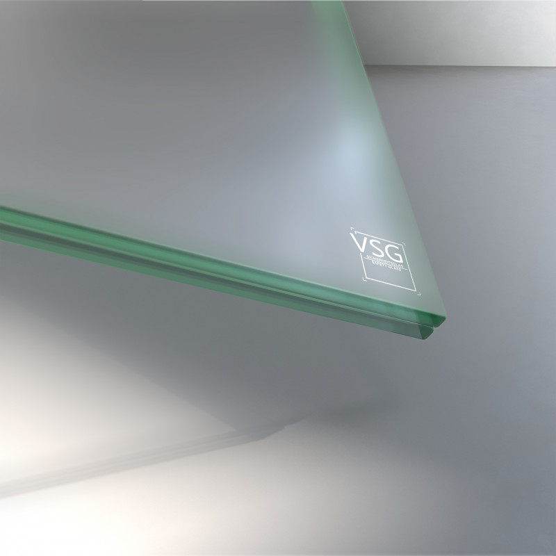 VSG aus TVG Glas 10,76 mm matt VSG aus TVG Glas 10,76 mm matt