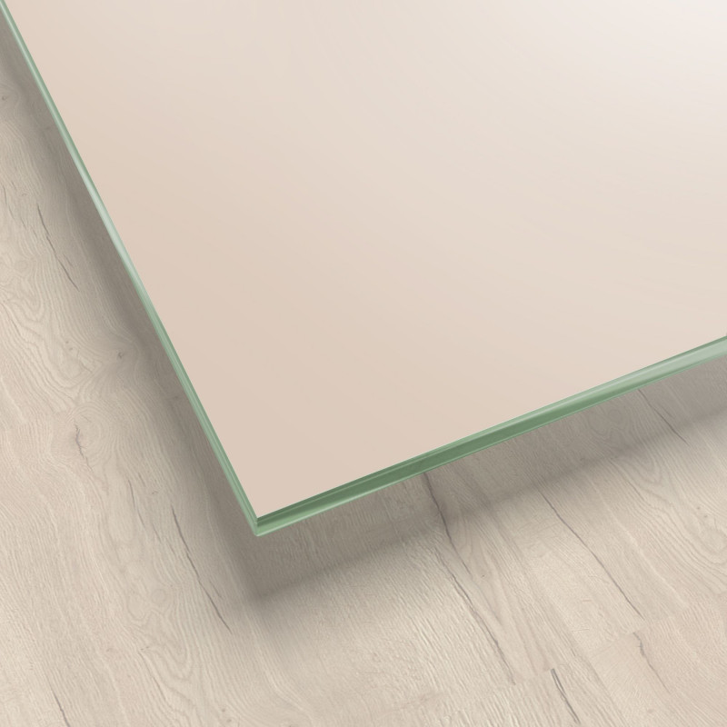 Lackiertes Glas - Hell-Beige - REF 1015, 6mm Lackiertes Glas - Hell-Beige - REF 1015, 6mm