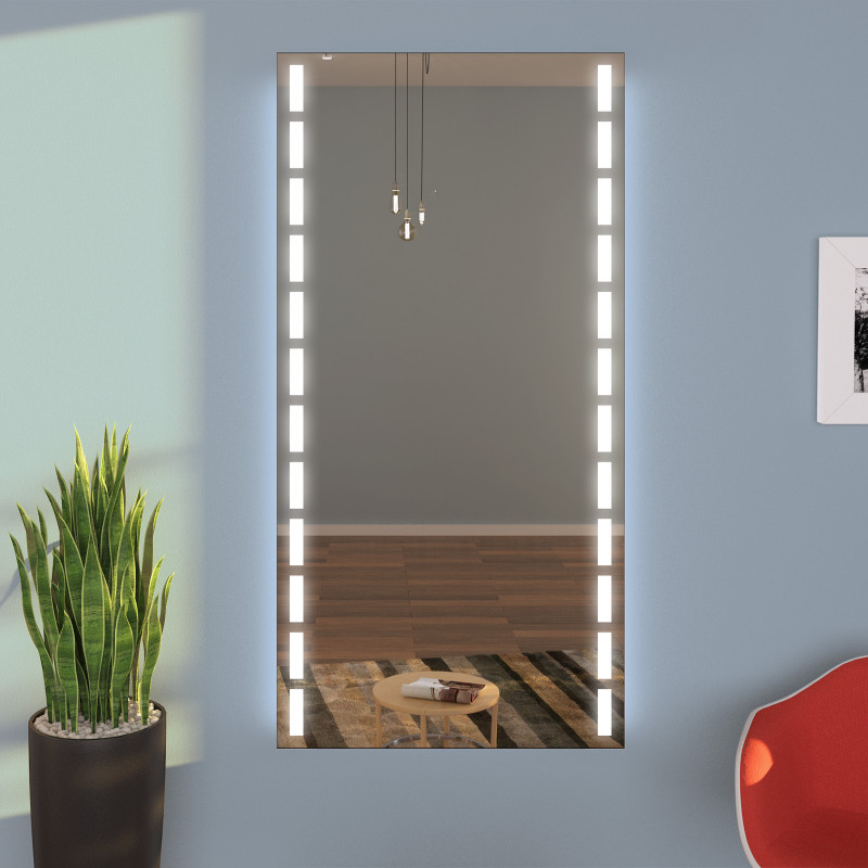 Wandspiegel mit Licht Schlafzimmer NELE Wandspiegel mit Licht Schlafzimmer NELE