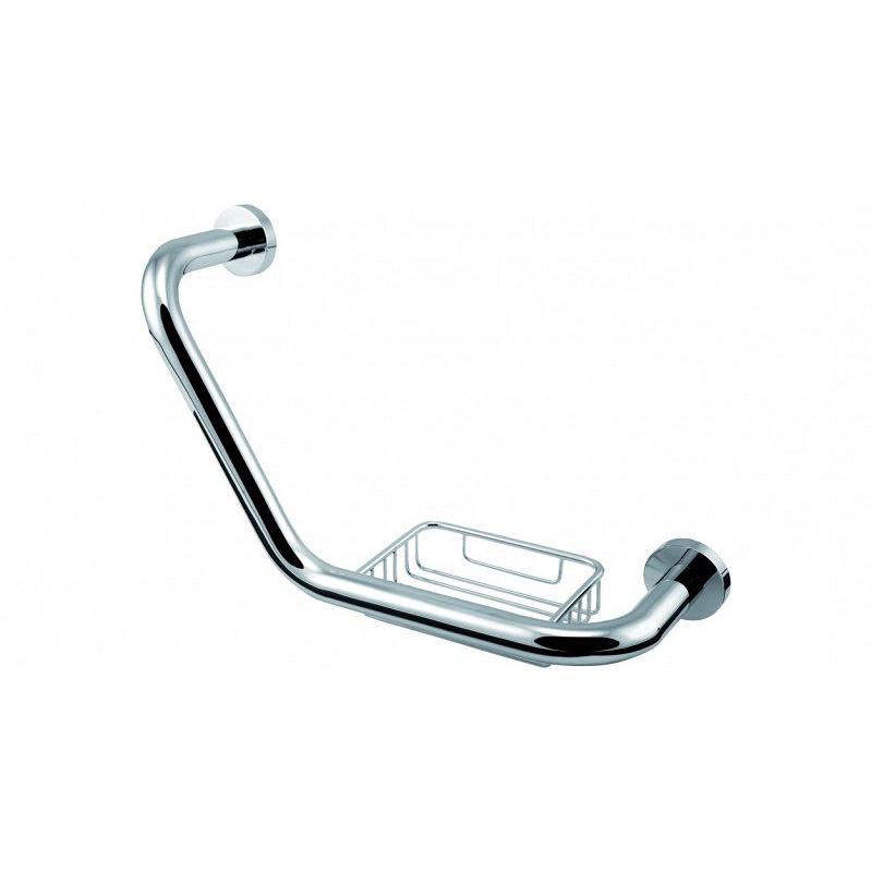 Wannengriff mit Seifenkorb, Ausführung rechts