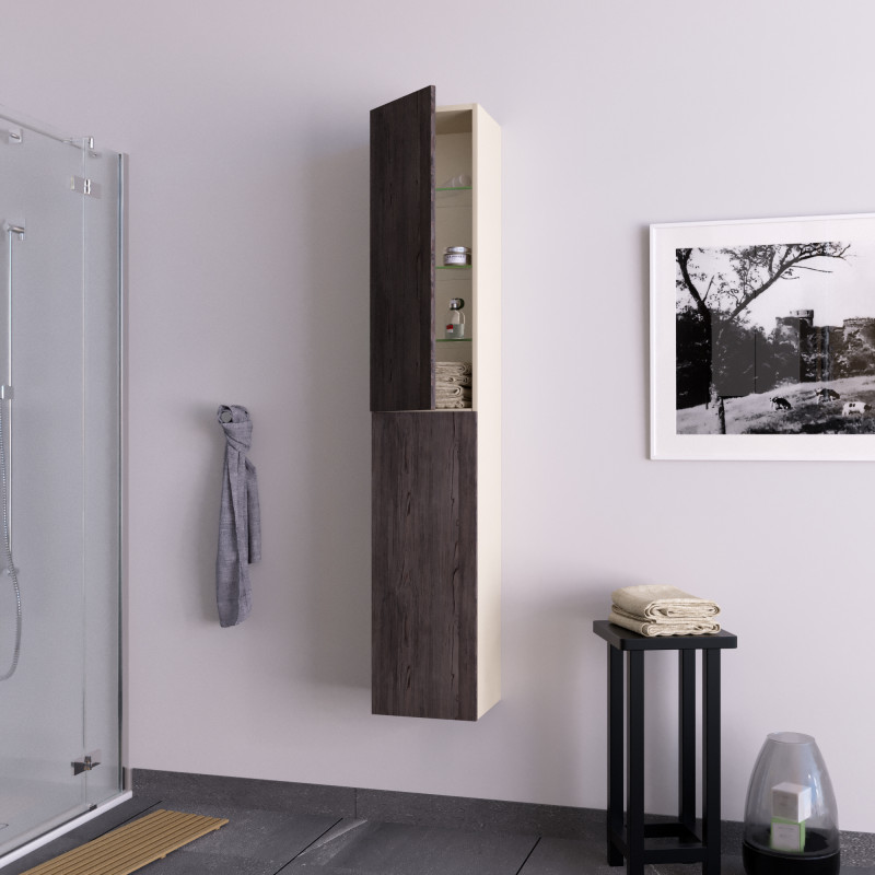 Badschrank hängend Hochschrank auf Maß - Topas B Badschrank hängend Hochschrank auf Maß - Topas B