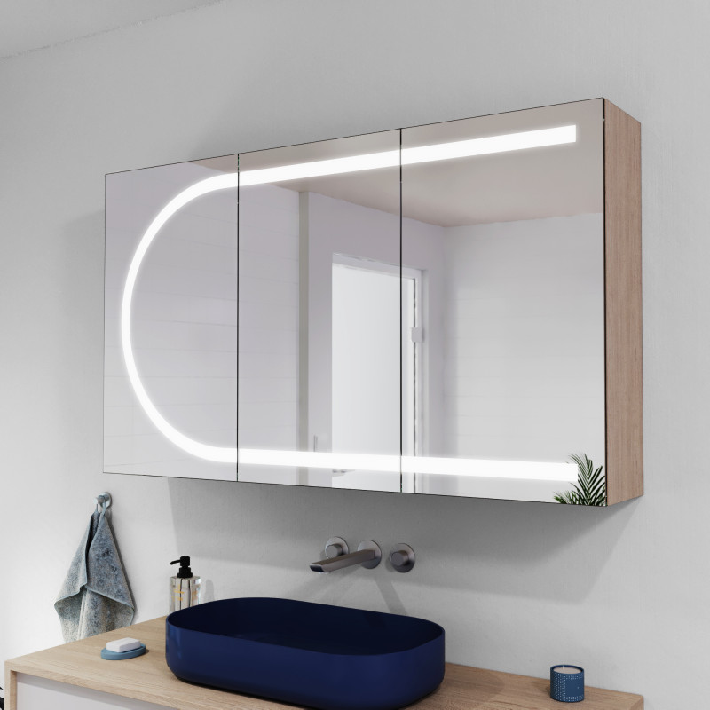 Design Badspiegelschrank LED Doria Design Badspiegelschrank LED Doria
