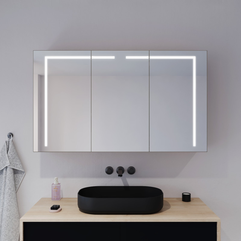 Auf-/Unterputz Spiegelschrank auf Maß Minos