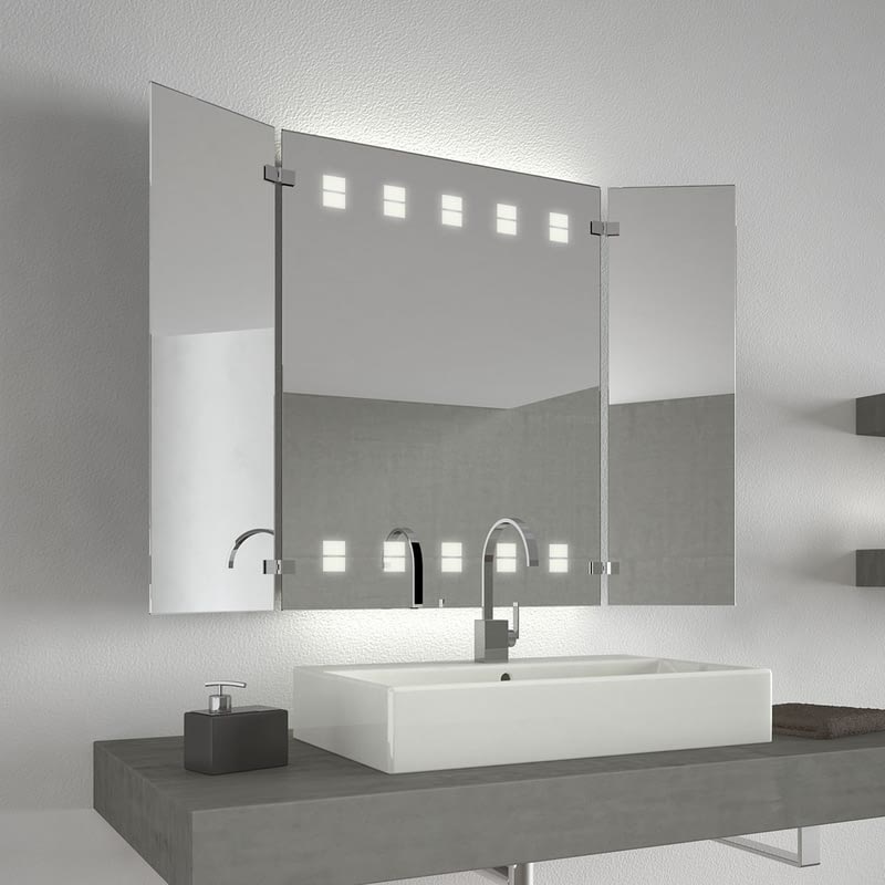 Badezimmerspiegel mit Licht Louren Two Badezimmerspiegel mit Licht Louren Two