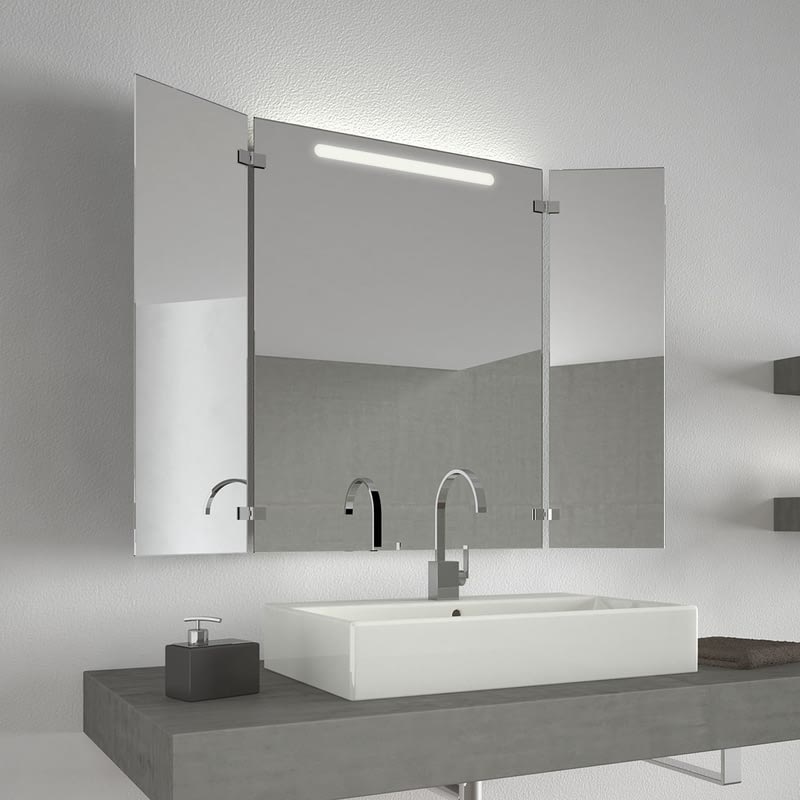 Badezimmerspiegel mit Licht Lund Badezimmerspiegel mit Licht Lund