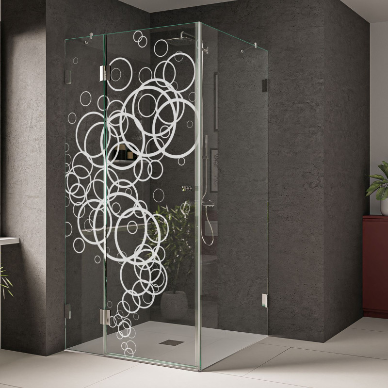Duschkabine aus Glas Abstract Bubbles Duschkabine aus Glas Abstract Bubbles