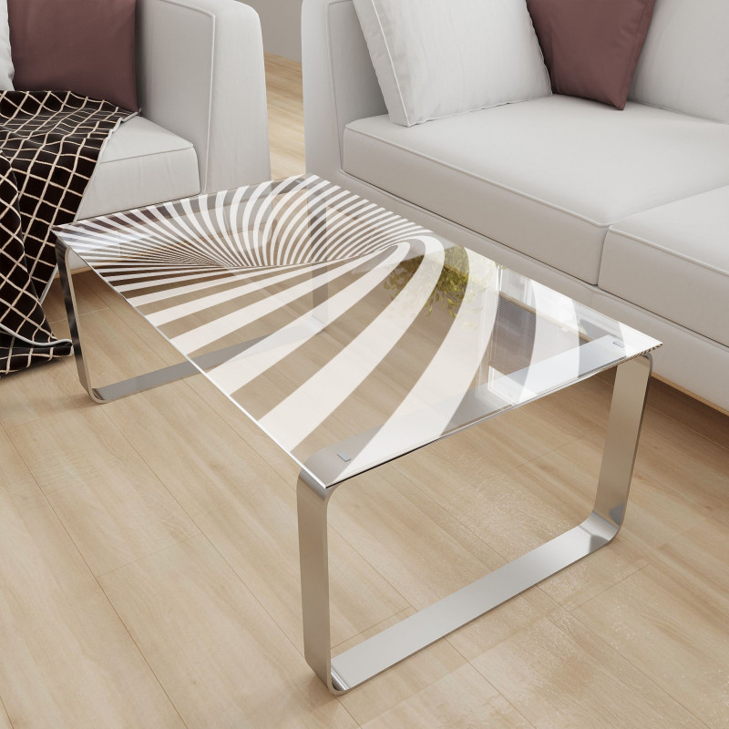 Glastischplatte satiniert mit Motiv - Saburo Glastischplatte satiniert mit Motiv - Saburo