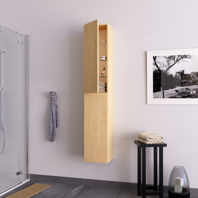 Hochschrank Badschrank auf Maß - Topas C