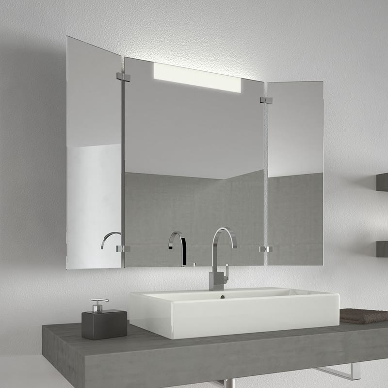 LEDspiegel KLARA Badspiegel Spiegel Wandspiegel Wunschmaß in 114 Größen 