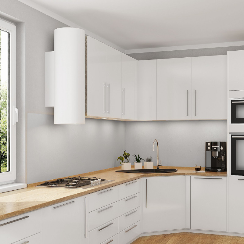 Küchenrückwand Milchglas-Optik 6 mm ESG Glas Satinato Küchenrückwand Milchglas-Optik 6 mm ESG Glas Satinato