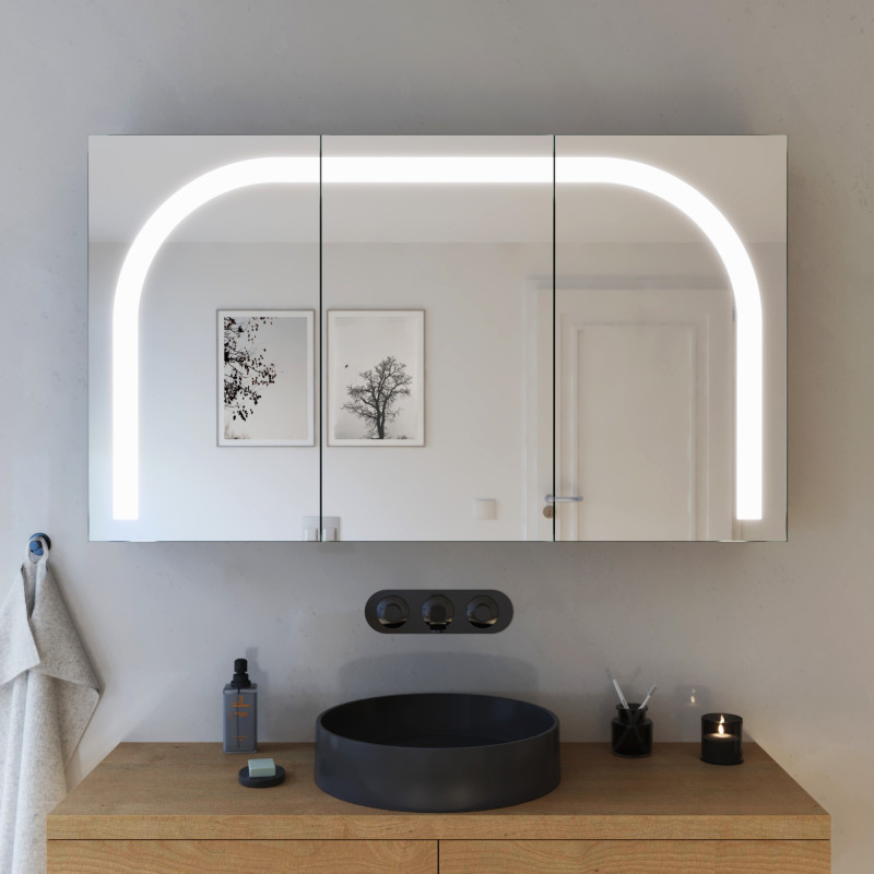 LED Spiegelschrank auf Maß Bonny