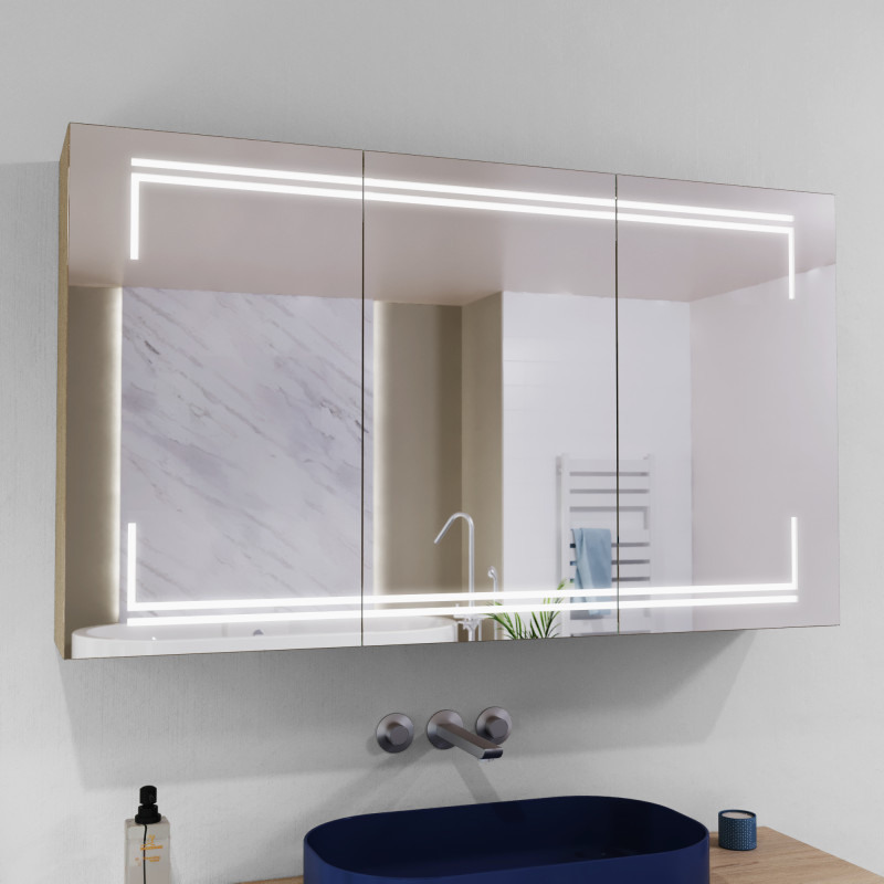LED Spiegelschrank fürs Bad Tosca - Auf-/Unterputz
