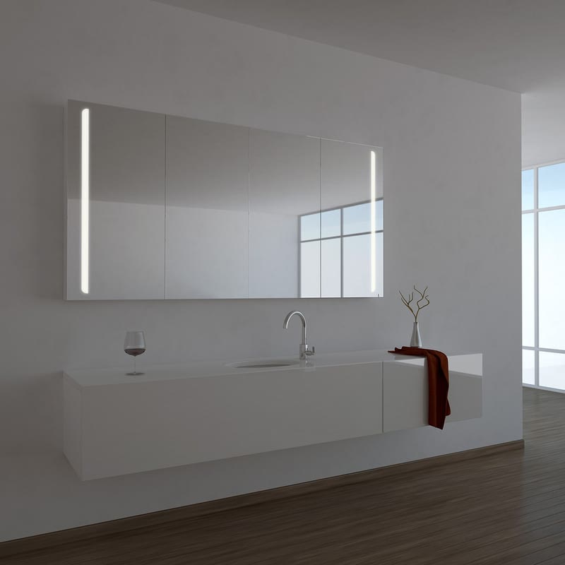 LED-Spiegelschrank nach Maß - Ogrel