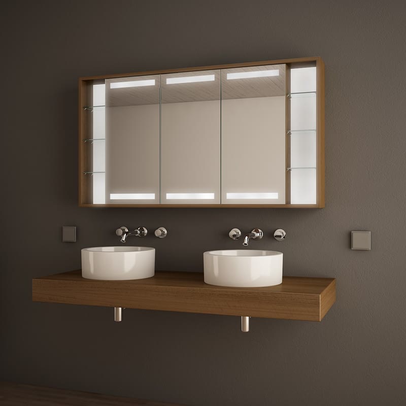 Spiegelschrank rundum beleuchtet Lucidus