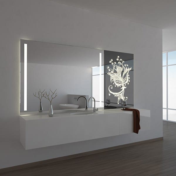 Teil-Lack-Wandspiegel Beauty Teil-Lack-Wandspiegel Beauty