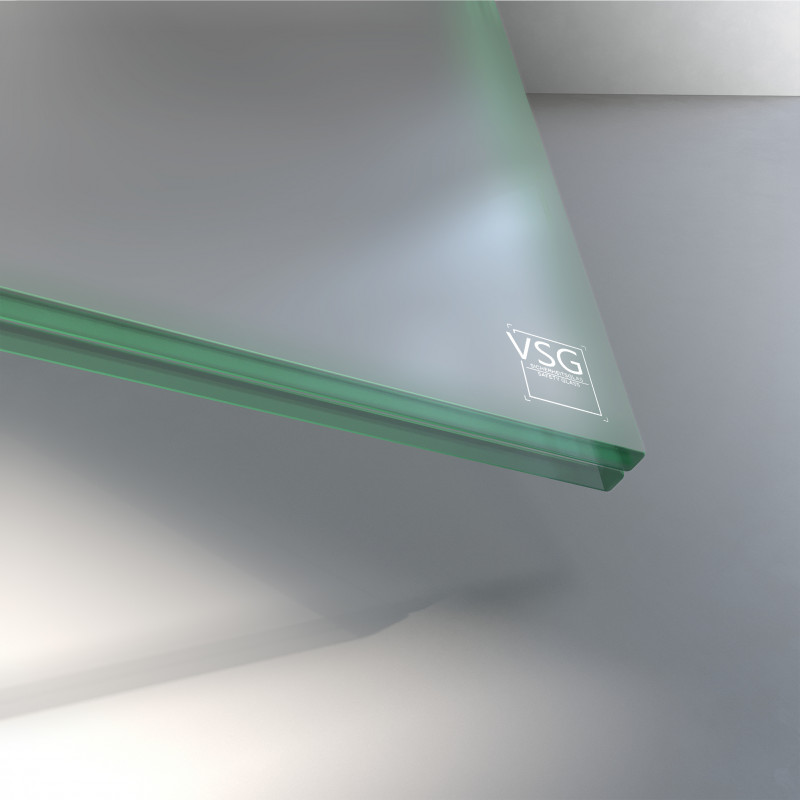 VSG aus TVG Glas 12,76 mm matt VSG aus TVG Glas 12,76 mm matt
