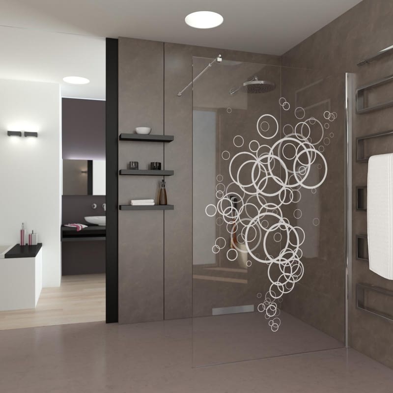 Walk In Dusche Abstract Bubbles Walk In Dusche Abstract Bubbles