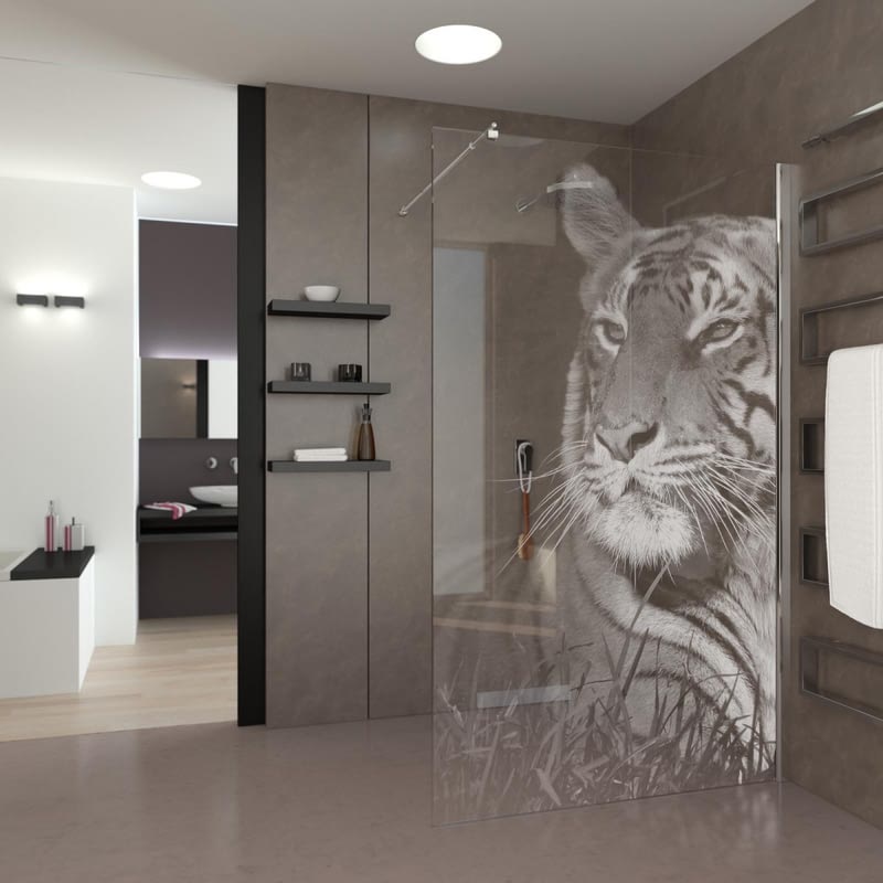 Walk In Dusche Eye of the Tiger Walk In Dusche Eye of the Tiger