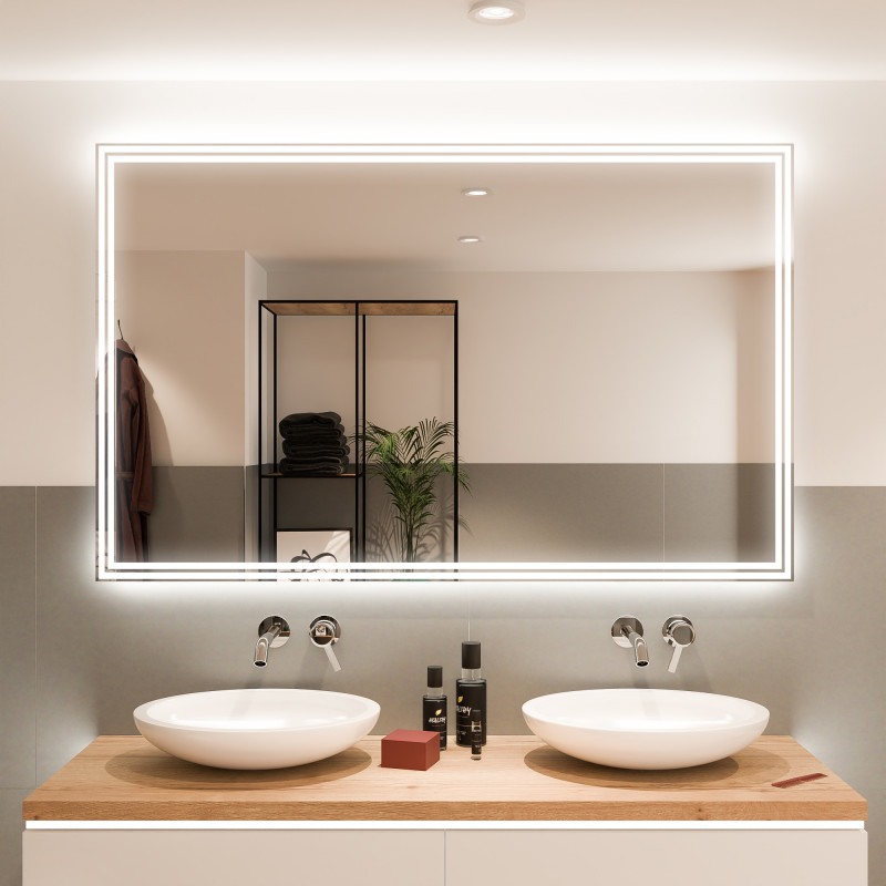 Wandspiegel LED Duplex Wandspiegel LED Duplex