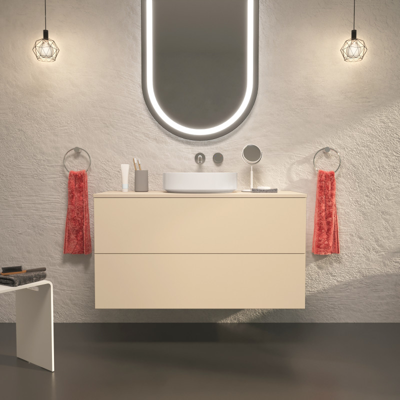 Waschbeckenunterschrank nach Maß 2 Schubladen - Rubin B