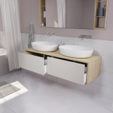 Waschbeckenunterschrank für Aufsatzwaschbecken nach Maß - Dolomit B