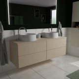 Großer Bad Unterschrank nach Maß für Aufsatzbecken - Topax B