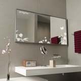 Badezimmer Spiegel mit Alu Rahmen Fiori Badezimmer Spiegel mit Alu Rahmen Fiori