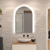 LED Badspiegel mit Rundbogen Avara 1