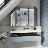 Dachschrägen-Spiegelschrank Wired