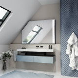 Dachschrägen-Spiegelschrank Wired