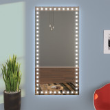 Designer Wandspiegel mit Licht Wohnzimmer LARA Designer Wandspiegel mit Licht Wohnzimmer LARA